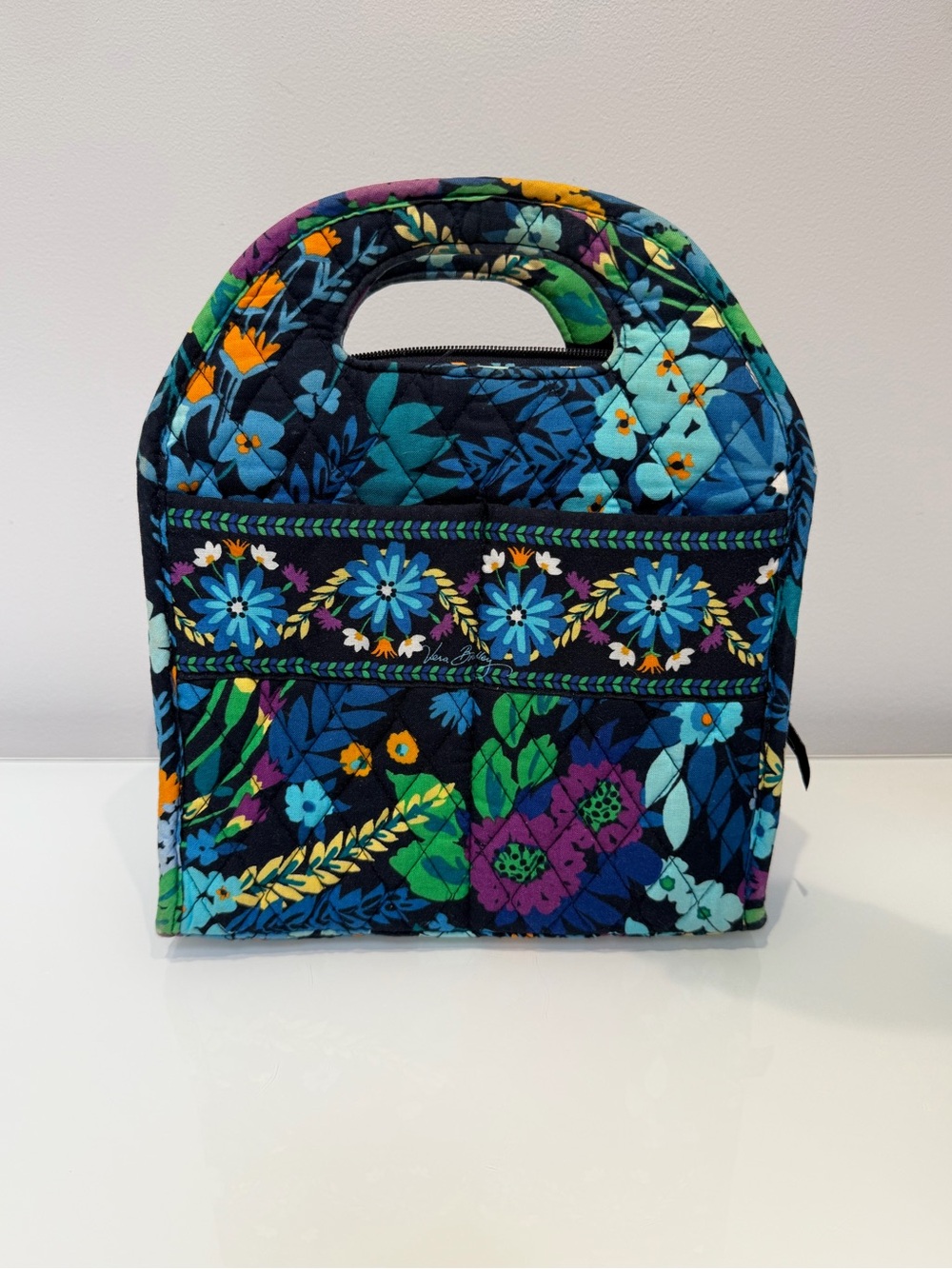 Vera Bradley Lunch Bag in Midnight Garden